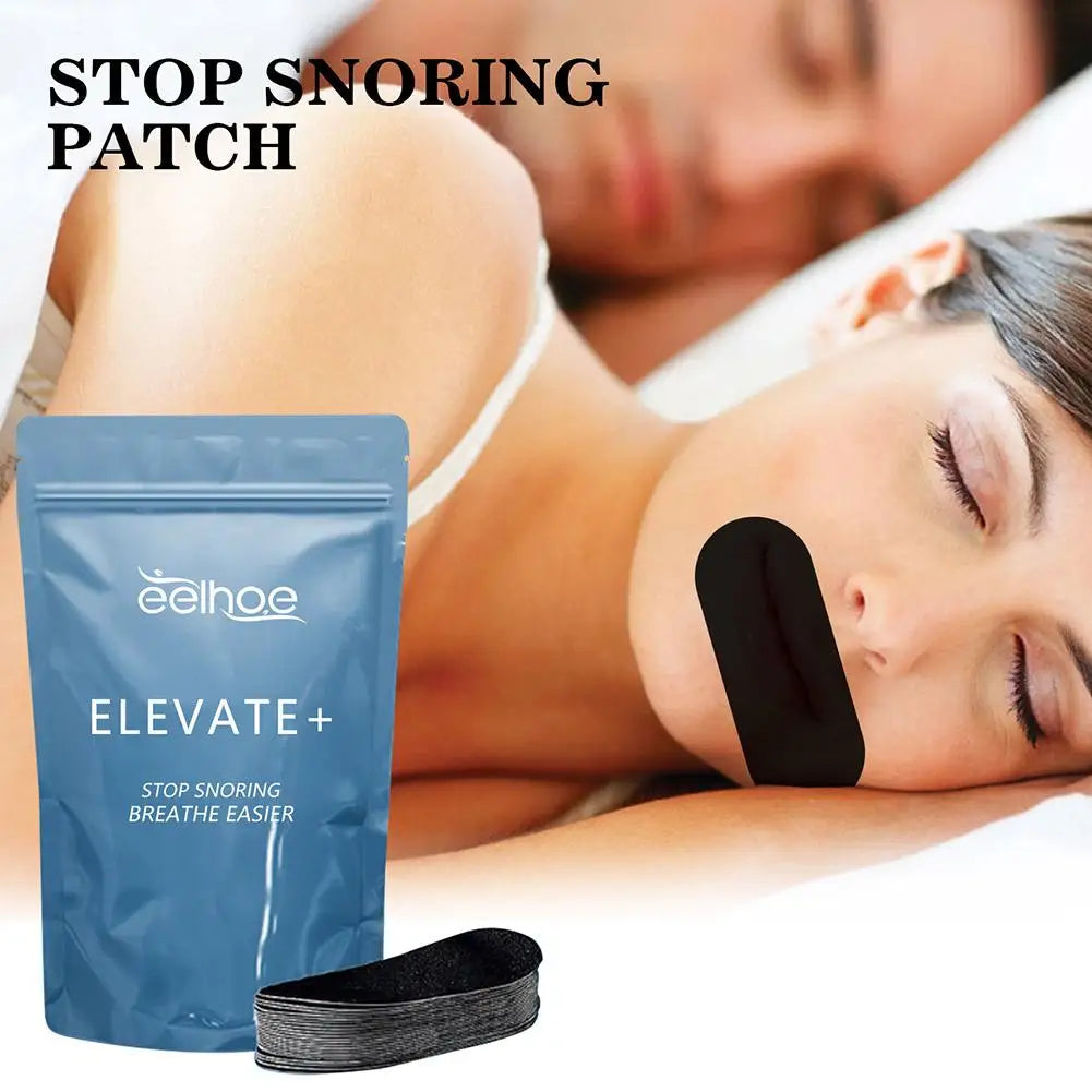 Elevate™ Mouth Tape – Instant Anti-Snore Sleep Patches (30-Pack)