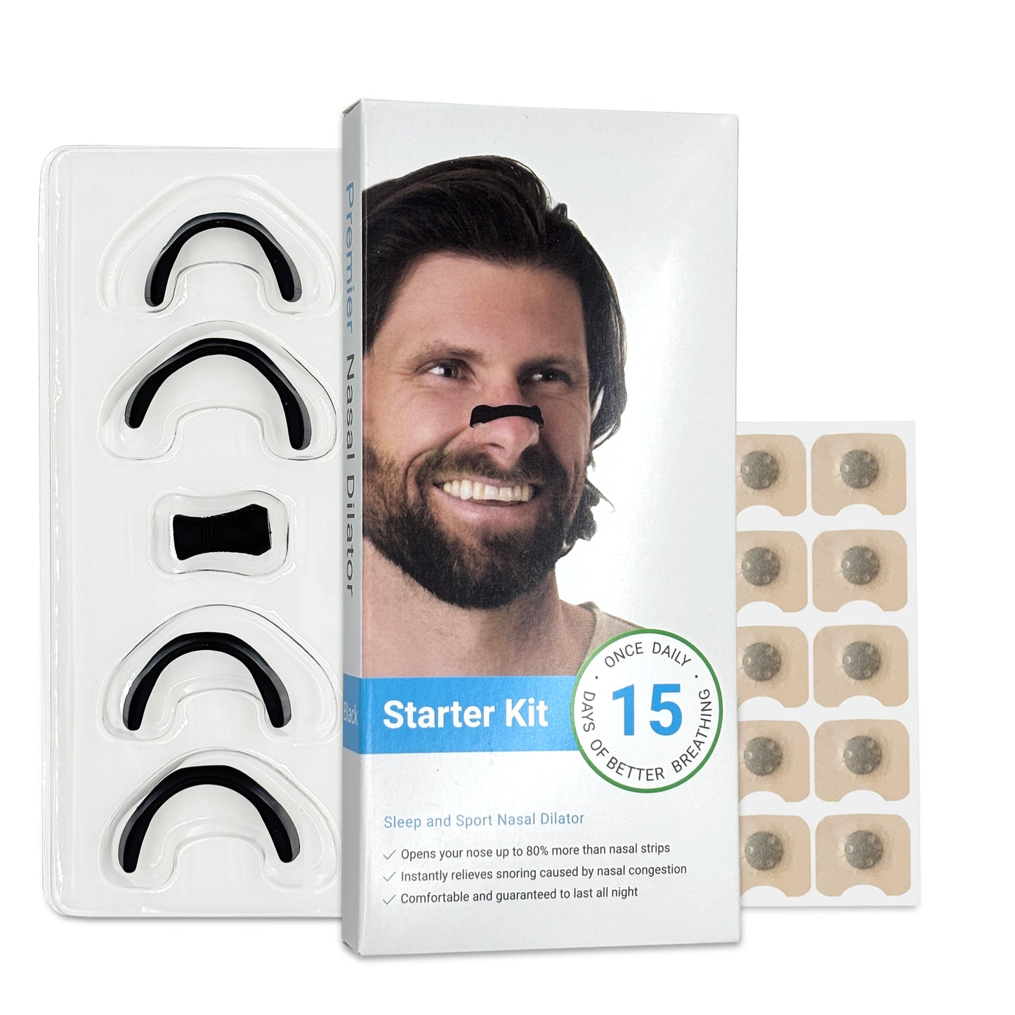 MagnaFlow™ Magnetic Nasal Dilator Starter Kit - Pair Oxygen Boost Clips