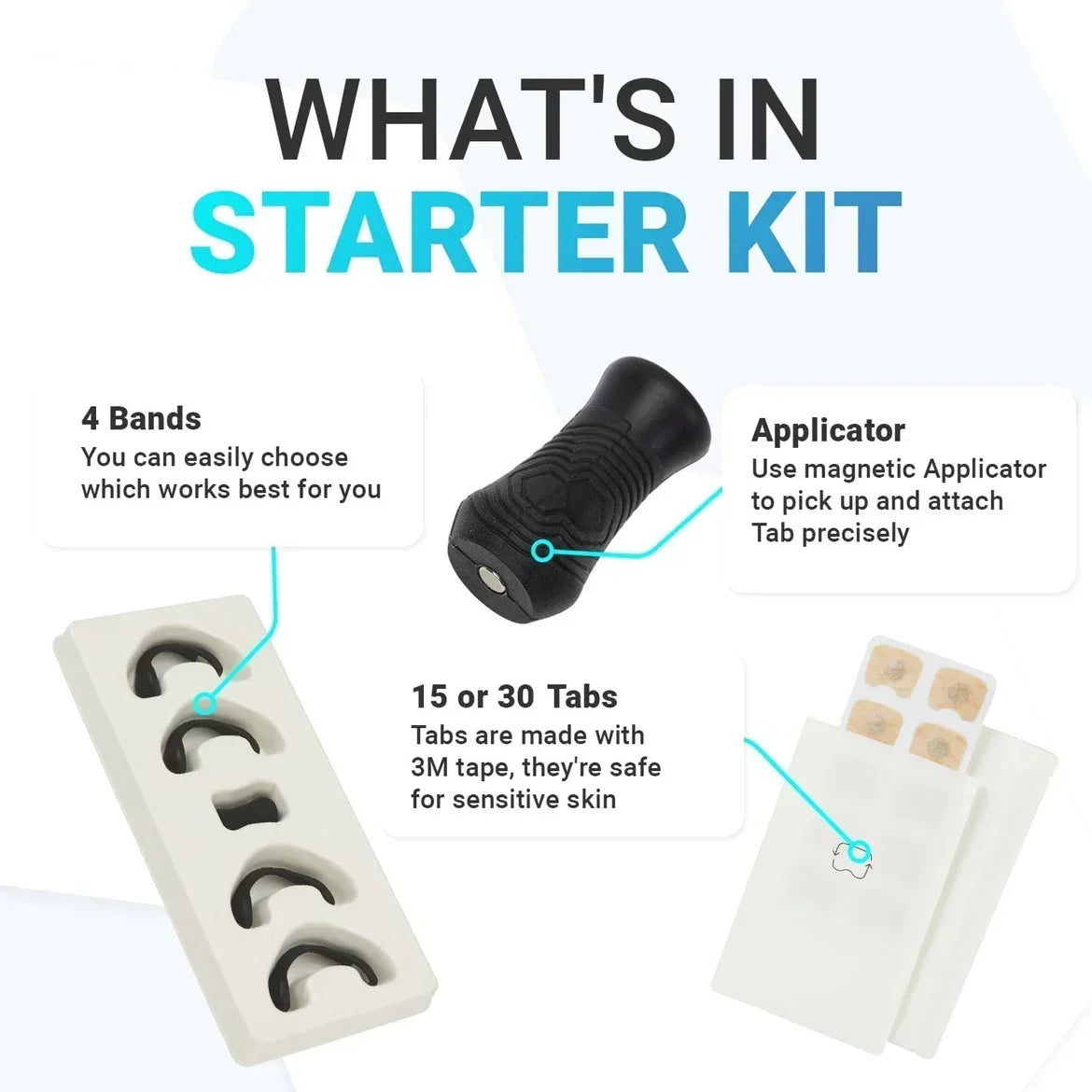 MagnaFlow™ Magnetic Nasal Dilator Starter Kit - Pair Oxygen Boost Clips